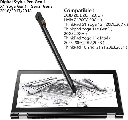 PEN النشط 2 لـ ThinkPad X1 Tablet Gen2 (20JB ، 20JC) ، IdeaPad Miix 720 Miix 510 Miix 520 Yoga 720 Yoga 920 ، 5T70M55297 in Kuwait