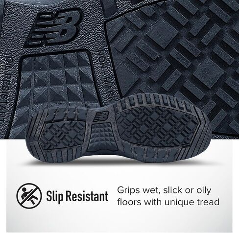 New Balance Women's Composite Toe Quikshift Industrial Shoe, Black/Black/Grey, 7.5 Wide in Saudi Arabia