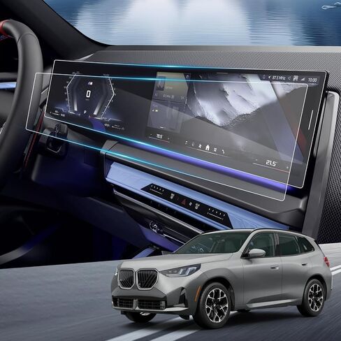 2025 X3 Screen Protector for 2025 X3 Accessories Compatible with 2025 BMW X3 Screen Protector Tempered Glass xDrive30 and X3 M50 12.3-inch Instrument Cluster & 14.9-inch Central Information Display in Kuwait