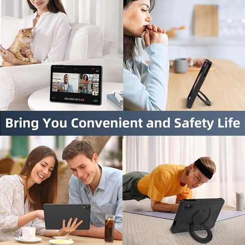 HUIHUANG Tablet 10 inch Android 14 Tablets, 16GB RAM 128GB ROM, 1TB Expand, Octa-Core, 5G/2.4G WiFi, Large Capacity Battery, 5MP + 8MP Dual Camera, Bluetooth 5.0, GPS, Drop Proof Case - Blue in Kuwait