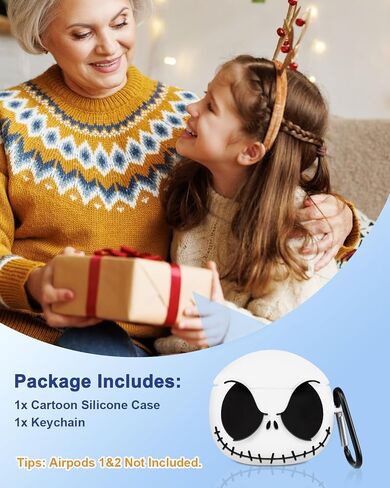 Boaretiu for Airpods 4 Case - 3D Glow in The Dark Cute Funny Smiley Skull Character Anime Scary Horror Cool Cover Design with Carabiner Keychain for Women Girls Girly Boy for Airpod 4 Case, Skeleton in Kuwait