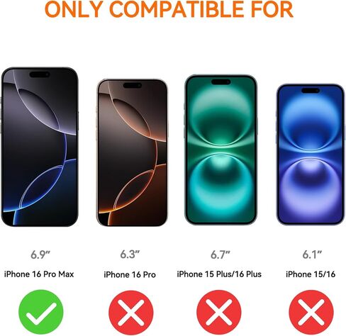 واقي شاشة الضوء الأزرق لجهاز iPhone 16 Pro 3 Pack Atti Light Light Glass for iPhone 16 Pro (6.3inch) in Kuwait