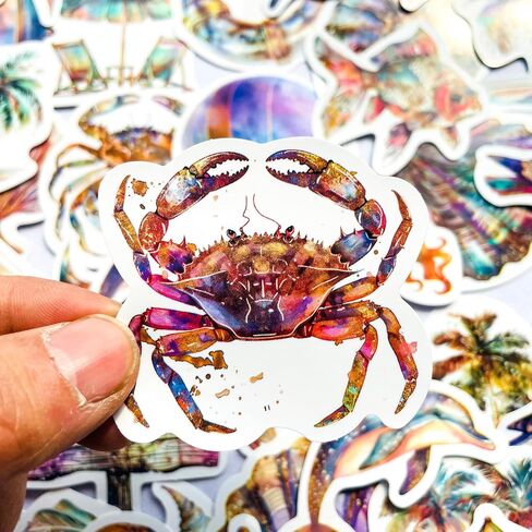 60Pcs Black White Outdoor Travel Nature Stickers - Vinyl Waterproof Forest Wildlife Camping Stickers for Water Bottles,Laptops,Scrapbooks,Luggage in Kuwait