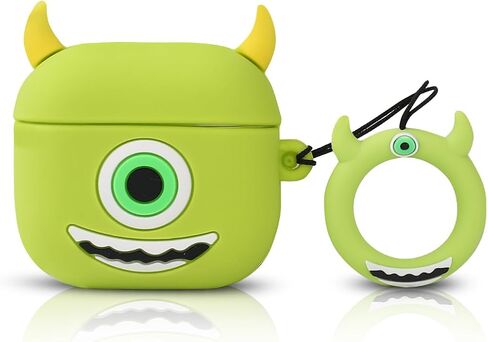 متوافق مع Apple Airpods 4 Case Protection Funny Cute Cartoon Cover مع سلسلة المفاتيح (Minnie) in Kuwait