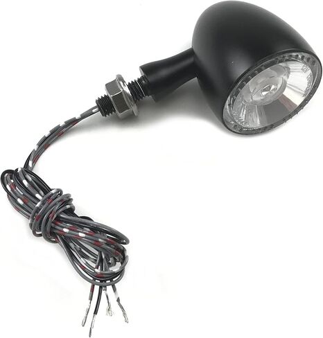 ملحق إضاءة الدراجة النارية Kuryakyn 2860: Kellermann Bullet 1000 RB، تشغيل LED خلفي/إشارة الانعطاف/ضوء وامض، أحمر/أحمر، كروم، حزمة من 1 in Kuwait