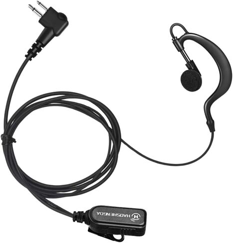Walkie Talkies Earpiece with Mic,Earpiece for Motorola Radios CP200D CP100D R2 CP200 CP185 BPR40 BPR40D CLS1410 CLS1110 DTR700 RDU4100 RDU4160D RMU2040 RMU2080D G Earhook Headset 5Pack in Kuwait
