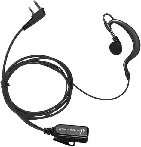 Walkie Talkies Earpiece with Mic,Earpiece for Motorola Radios CP200D CP100D R2 CP200 CP185 BPR40 BPR40D CLS1410 CLS1110 DTR700 RDU4100 RDU4160D RMU2040 RMU2080D G Earhook Headset 5Pack in Kuwait