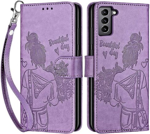 for Samsung Galaxy S22 Wallet case, Flip Folio Cover with Stand Feature for Women Men, PU Leather Phone Case Fit for Samsung Galaxy S22 6.1'' [Black-Cube] in Kuwait