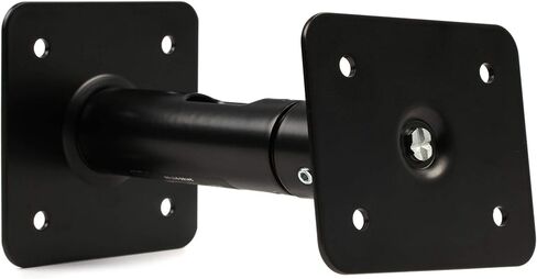 K&M Konig & Meyer 24140.000.55 Speaker Wall Mount Bracket for Speaker Boxes | 4 Positionable Wall Adjustments | Concealed Mount | Heavy-Duty | Load Max. 77 lbs | German Made | Black in Kuwait