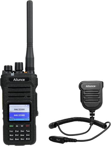 RETEVIS AILUNCE HA1UV HANDHELD HAM Radio ، راديو النطاق المزدوج مع هوائي SMA-F ، شحن USB-C ، 2800 مللي أمبير ، IP67 مقاوم للماء ، Sub-PTT ، NOAA ، راديو طويل المدى 2 Way للهواة الراديو (1 حزمة) in Kuwait