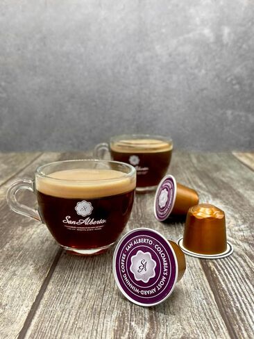 San Alberto Coffee K-Cups - 100% Arabica Colombian Medium Roast Coffew with Chocolate Notes & Medium Acidity - 24 Pods in Saudi Arabia