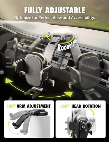 Bracketron Dashboard Cell Phone Holder - Oneclick Extend Car Phone Holder Mount for Dashboard Phone Holder for Samsung, 6.7" Arm Secure Your Phone with One Click in Saudi Arabia