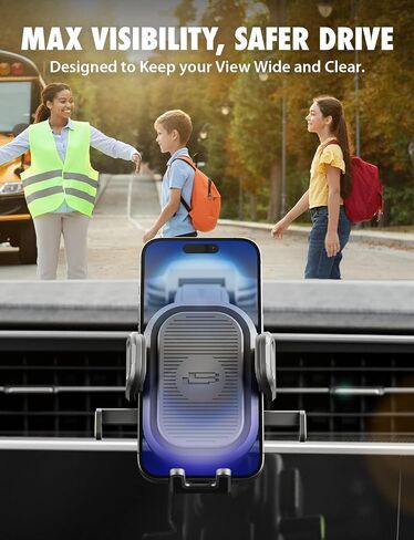 Bracketron Dashboard Cell Phone Holder - Oneclick Extend Car Phone Holder Mount for Dashboard Phone Holder for Samsung, 6.7" Arm Secure Your Phone with One Click in Saudi Arabia