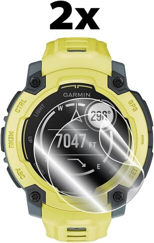 IPG for GARMIN Instinct E – 45 mm Smartwatch Hydrogel Screen Protector (2 Units) Invisible HD Clear Film Anti Scratch Guard-Smooth/Self-Healing/Bubble Free for Inst/E45mm in Kuwait