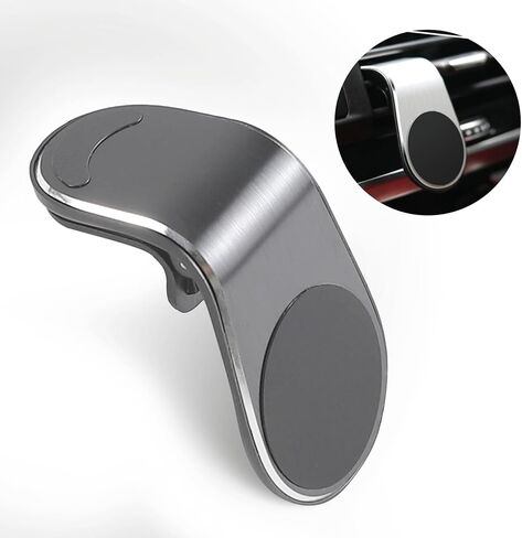 حامل الهاتف المغناطيسي للسيارة ، حامل الهاتف لتهوية هواء سيارتك ، حامل الهاتف الخلوي القابل للتعديل ، مركبة شاملة للهاتف مجانًا لجميع الهواتف الذكية (أسود) in Kuwait