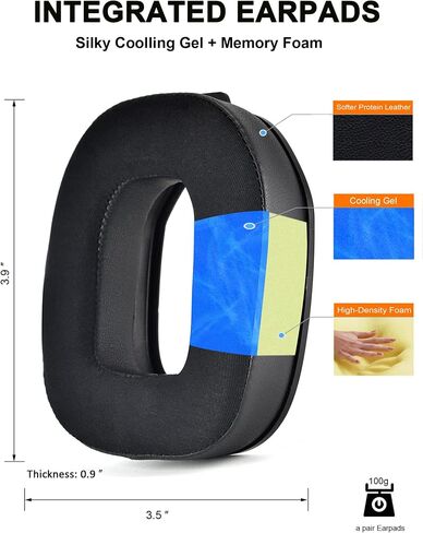 A40 TR Ear Pads and Microphone Foam- defean Replacement Cushions Compatible with Astro A40 TR Headset,Ear Cushions, Upgrade High-Density Noise Cancelling Foam (Faux Leather) in Saudi Arabia