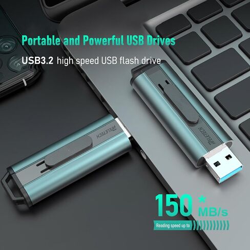 فلاش محرك أقراص فلاش USB 128 غيغابايت محرك إبهام USB 3.2 Gen 1 Memory Stick Zip Drive Backup Drive محرك أقراص USB واحد لجهاز الكمبيوتر المحمول (أبيض ، 32 ، جيجابايت) in Kuwait