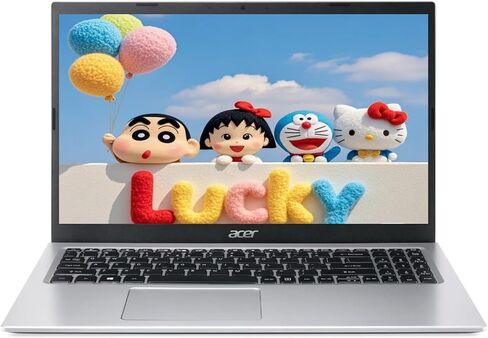 acer Aspire Go 15 Slim Laptop, 15.6" Full HD IPS 1080P Display, Intel i3-N305, 8 Cores, 8GB LPDDR5, 128GB UFS, Wi-Fi 6, AI PC, Windows 11 Home in S Mode, Silver, TWE Mouse pad and Mouse in Saudi Arabia