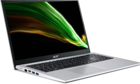 acer Aspire Go 15 Slim Laptop, 15.6" Full HD IPS 1080P Display, Intel i3-N305, 8 Cores, 8GB LPDDR5, 128GB UFS, Wi-Fi 6, AI PC, Windows 11 Home in S Mode, Silver, TWE Mouse pad and Mouse in Saudi Arabia