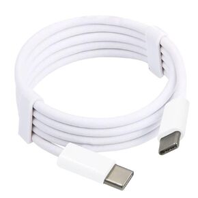Mmobiel USB - C إلى USB - C Charger Cable 1 Meter/3ft White - للشحن السريع ونقل البيانات الذكي/الكمبيوتر اللوحي/الكمبيوتر المحمول/gameconsole