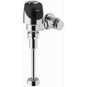 Sloan G2 Optima Plus 8111 مستشعر مستشعر الماء ، مقياس التدفق ، صمام تدفق 1.6 GPF - مستشعر الأشعة تحت الحمراء مع زر تجاوز مجاملة ، مدعوم من البطارية ، 3250400