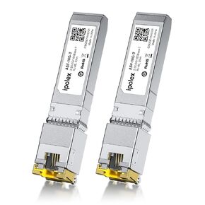 10G SFP+ Transceiver ، SFP+ to RJ45 ، وحدة 10G-T COPPER SFP+ CAT6A ، حتى 30 مترًا ، لـ Cisco SFP-10G-T و UBIQUITI UF-RJ45-10G و MERAKI و TP-LINK و NETGEAR وأكثر من 2 ، حزمة 2 ،