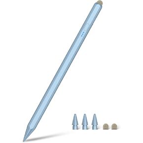 قلم رصاص لـ Apple iPad 9 و 10th ، 15 دقيقة ، قلم القلم ، ورفض النخيل ، وحساسية الميل ، وقلم iPad متوافق مع Apple iPad/Pro/Air/Mini 2018-2024 ، M4 iPad Pro/M2 iPad Air
