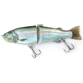 Hadoram Fishing Erure Bait Bait المفاصل Swimbait 18cm/7in 66g/2.3oz طعم صيد اصطناعي مع خطافات لـ Bass Trout Pike Walleye