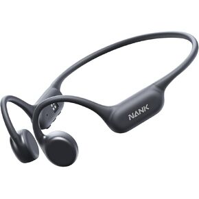 سماعات توصيل العظام Nank ، Runner4 IP68 سماعة رأس رياضية مقاومة للماء ومشغل MP3 16 جيجابايت ، بلوتوث 5.4 سماعات عظم الأذن المفتوحة اللاسلكية لتشغيل سماعات السباحة على مدار الدراجات.