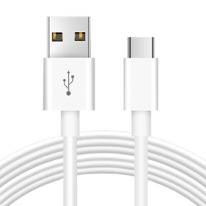 2 حزمة 10ft/3M كابل USB C ، و USB متين إلى USB C الشحن ومزامنة البيانات ، كابل تمديد الطاقة لأي لوحات كاميرات أمان ممكّنة USB-C ممكّنة