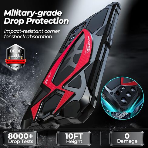 بالنسبة إلى Samsung Galaxy S23 Ultra Case Metal ، فإن Case Cover Cover Cover Cover Cover Case Brad in Kuwait