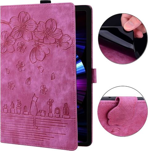 Case for Lenovo Tab M9 9.0 inch 2023 / Nook 9" Lenovo Tablet (2024), PU Leather Magnectic Cover Folio Stand Shell with Pencil Holder for tb310fu case-Blue in Kuwait