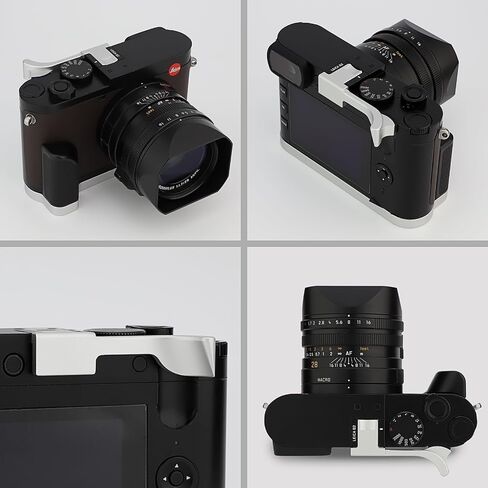 Haoge Metal Thumbs Up Hand Grip for Leica Q2 Camera Black THB-QB Hot Shoe Thumb Up Rest in Saudi Arabia