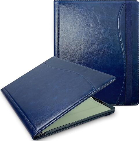 E Net -case case for paper paper pro prop tablet 11.8 inch (2024 تم إصداره) - تصميم جلدي جديد تصميمه للورق الرقمي الرائع مع حامل القلم والقلم (أسود) in Kuwait