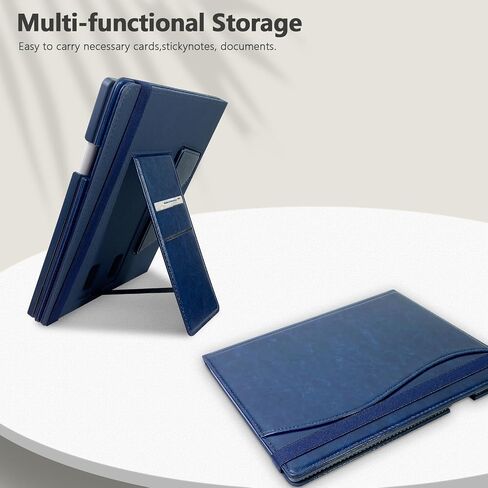 E Net -case case for paper paper pro prop tablet 11.8 inch (2024 تم إصداره) - تصميم جلدي جديد تصميمه للورق الرقمي الرائع مع حامل القلم والقلم (أسود) in Kuwait