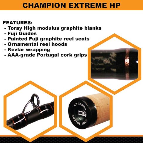 CHAMPION EXTREME HP CASTING / 7'4" / 1 PC / 12-25 LB LINE WEIGHT / 3/8-1 1/2 OZ LURE WEIGHT / MAG HEAVY FAST ACTION / CORK-FULL HANDLE in Kuwait