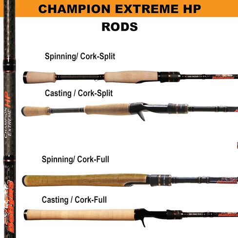 CHAMPION EXTREME HP CASTING / 7'4" / 1 PC / 12-25 LB LINE WEIGHT / 3/8-1 1/2 OZ LURE WEIGHT / MAG HEAVY FAST ACTION / CORK-FULL HANDLE in Kuwait