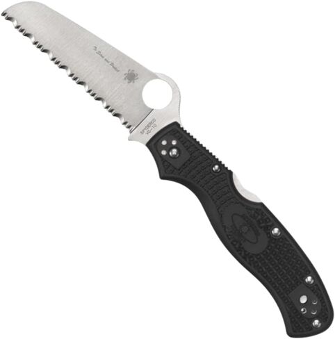 スパイダルコ (Spyderco) レスキュー ブラック 波刃 c14fsbk 全長: 211mm in Kuwait
