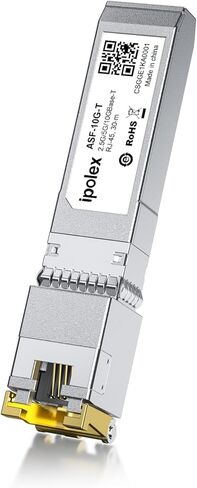 10G SFP+ Transceiver, SFP+ to RJ45 Module, 10G-T Copper SFP+ CAT6a Module, Up to 30m, for Cisco SFP-10G-T, Ubiquiti UF-RJ45-10G, Meraki, TP-Link, Netgear and More, Pack of 2 in Kuwait