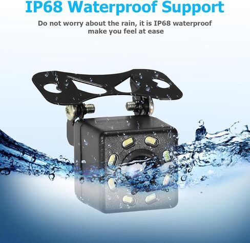 كاميرا النسخ الاحتياطي للسيارة Mandark ، Ultra HD 12 LED Vision Vision View Camera Camera View Camera ، و 170 درجة من إكسسوارات الكاميرا العكسية للسيارة العكسية ، Universal for RV ، سيارات الدفع الرباعي ، الشاحنة in Kuwait