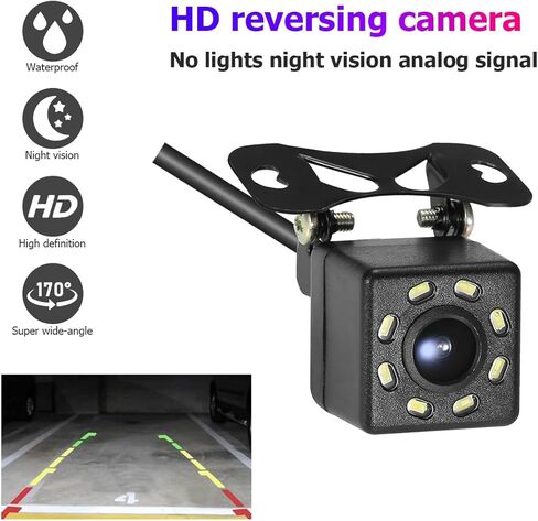 كاميرا النسخ الاحتياطي للسيارة Mandark ، Ultra HD 12 LED Vision Vision View Camera Camera View Camera ، و 170 درجة من إكسسوارات الكاميرا العكسية للسيارة العكسية ، Universal for RV ، سيارات الدفع الرباعي ، الشاحنة in Kuwait