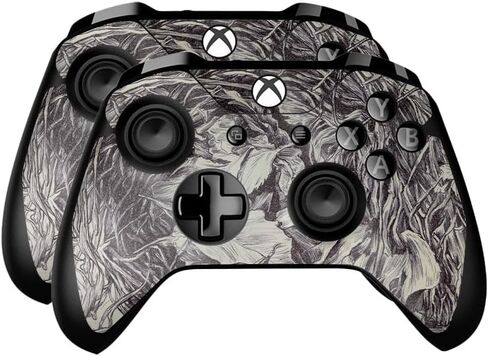 Glossy Glitter Skin متوافق مع Microsoft Xbox One Controller (2 Pack) - Cuzzle Cube - Premium 3M Vinyl Protction Wrap Cover - يسهل تطبيقه | مصنوع في الولايات المتحدة الأمريكية من قبل Mayyskins in Kuwait