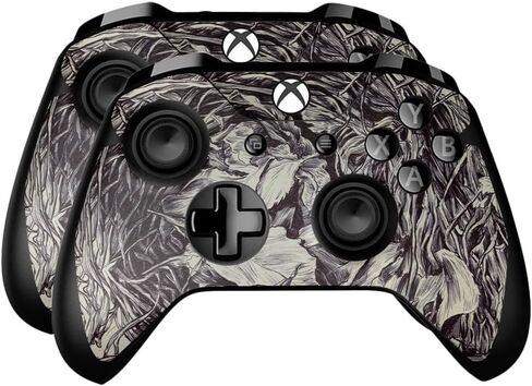 Glossy Glitter Skin متوافق مع Microsoft Xbox One Controller (2 Pack) - Cuzzle Cube - Premium 3M Vinyl Protction Wrap Cover - يسهل تطبيقه | مصنوع في الولايات المتحدة الأمريكية من قبل Mayyskins in Kuwait