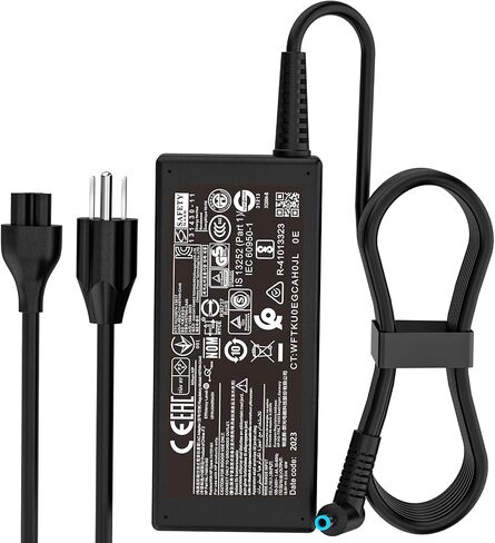 65W 45W Blue TIP TIP LAPTOP ARCTER FIT FOR HP IS 13252 Stream 11 13 14 Model 14 15 Probook 440 445 450 G8 G9 ELITEBOOK 630 640 650 650 655 G8 G9 213349-109 TPN-LA15 R-410133323 AC ADAPTER in Kuwait