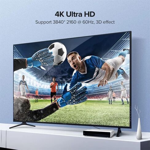 NFHK Micro HDMI 2.0 ذكر إلى HDMI Male 4K 60Hz كابل ملفوف بزاوية 90 درجة لجهاز الكمبيوتر المحمول HDTV in Kuwait
