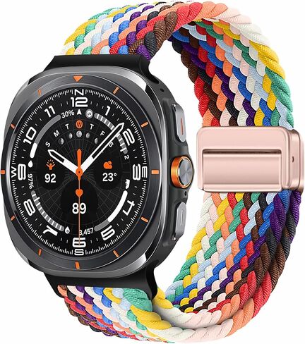 BXUXOHS Magnetic Elastic Nylon for Samsung Galaxy Watch Ultra 2/1 Band 47mm in Kuwait