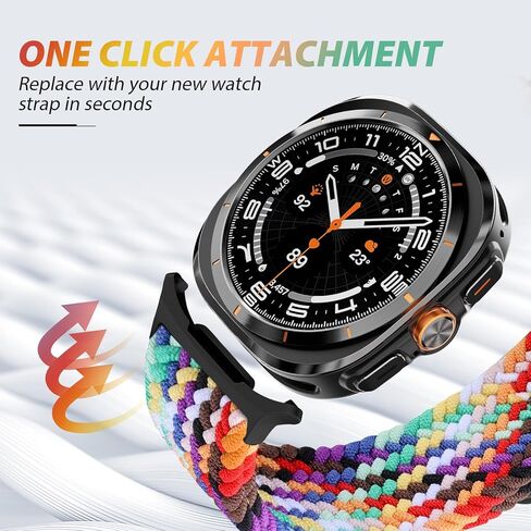 BXUXOHS Magnetic Elastic Nylon for Samsung Galaxy Watch Ultra 2/1 Band 47mm in Kuwait