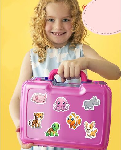 BEATRI Coquette Stickers Cute Laptop Stickers 50Pcs Waterproof Vinyl Coquette Aesthetic Stickers, Coquette Pink Sticker Pack for Girls Water Bottles Laptop Phone Guitar in Kuwait