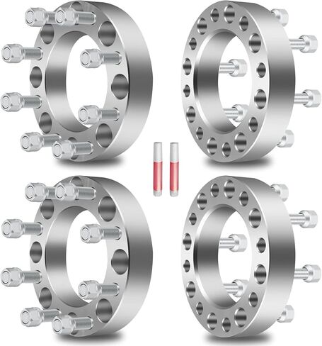 فواصل عجلات ECCPP 4X 8x170 8 العروة 1.5 بوصة 8x170 مم إلى 8x170 مم 125 مم تناسب 1999-2016 لـ F-250 Super Duty لـ F-350 لـ F-350 Super Duty in Saudi Arabia