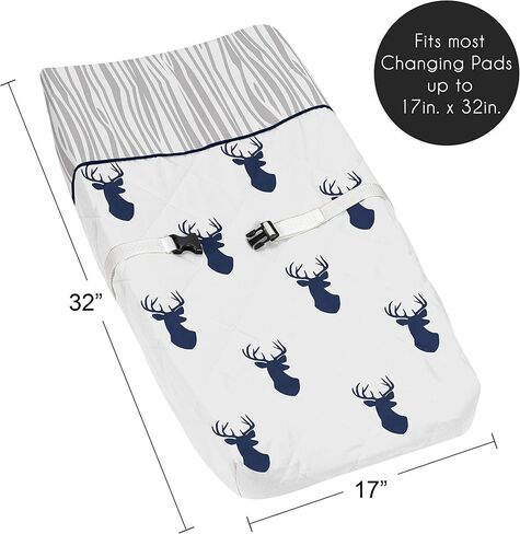 Sweet Jojo Designs Cow Print Girl Boy Gender Neutral Unisex Baby Changing Pad Cover Infant Newborn Diaper Table Change Mat Sheet Brown Vintage Country Animal Print for Western Cowgirl Southwest Beige in Saudi Arabia